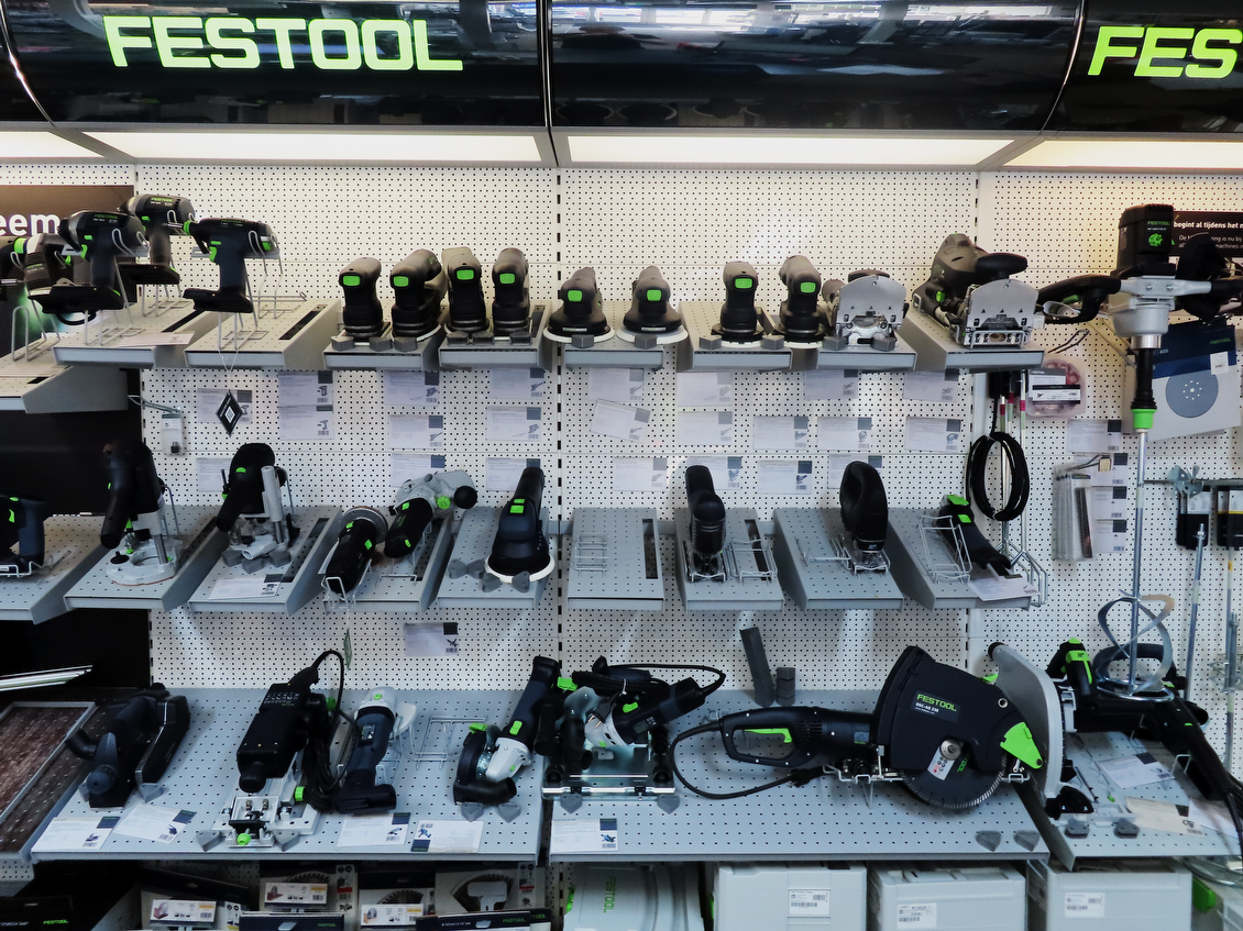 Afsteekmes met steel - festool-assortiment-balie